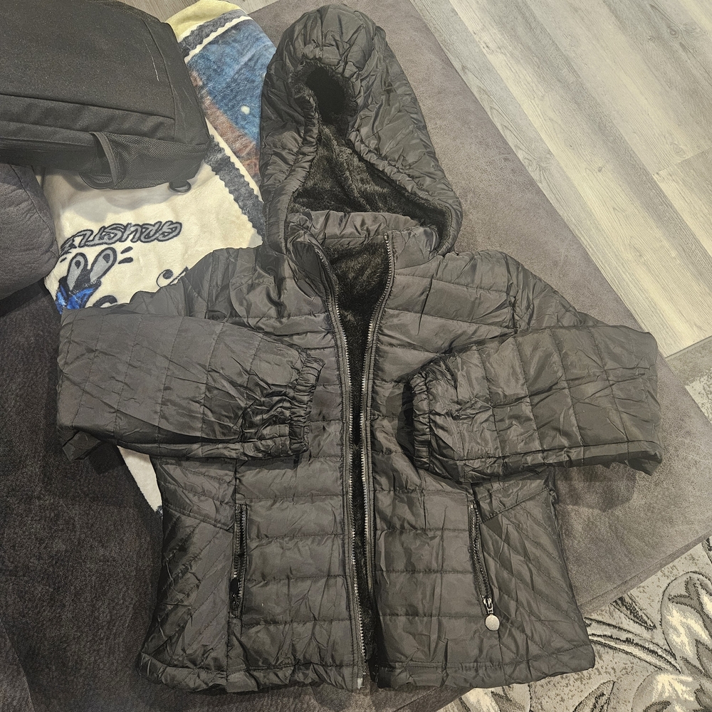 Zara Black Puffer Jacket